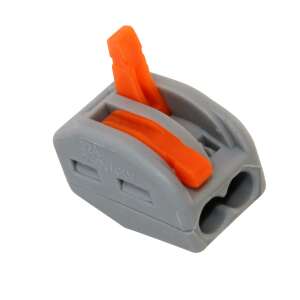 Commel oldható vezeték összekötő, 2-es csatos 0.2-2.5 mm², 32 A, 250V/4kV, 20 db