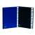 Donau A-Z indexelő előrendező, sötétkék, A4 méret, nyitva, az ábécé betűi láthatóak