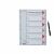 Esselte Register 1-6 Plastic A4 20pc unit price per pc 59084280