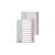 Esselte 1-6 A4 register dividers, 20 pack, single divider