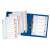 Esselte 1-6 A4 register dividers, 20 pack, blue binder