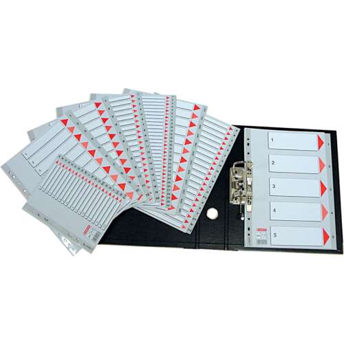 Registru Esselte 1-6 plastic 1-6 A4 Esselte 20buc preț unitar de comandă 1buc-r