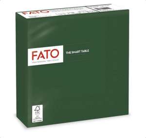 FATO Szalvéta, 1/4 hajtogatott, 33x33 cm, FATO "Smart Table", zöld 31573667 Szalvéta