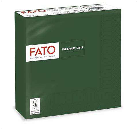 FATO obrúsok, 1/4 zložený, 33x33 cm, FATO &rdquo;Smart Table&rdquo;, zelený 31573667