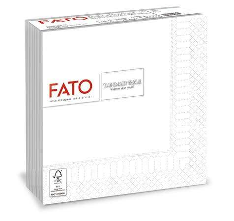 FATO Șervețel, 1/4 împăturit, 33x33 cm, FATO Smart Table, alb 31573672