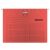 DONAU A4 Cardboard Hanging File Folders with Fastener, Red, 5 pcs/pack, 7430001PL-04 59084849