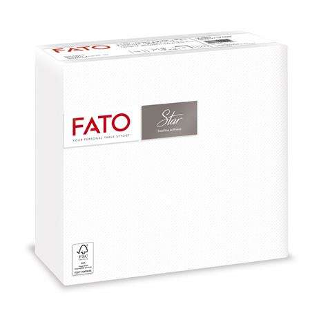 FATO obrúsok, 1/4 zložený, 38x38 cm, FATO &rdquo;Hviezda&rdquo;, biely