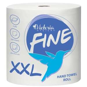 Vreckovky VICTORIA, rolka, 2-vrstvové, 500 listov, VICTORIA &rdquo;XXL&rdquo;