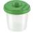 Panta Plast Simple 1 compartment paintbrush holder, green lid