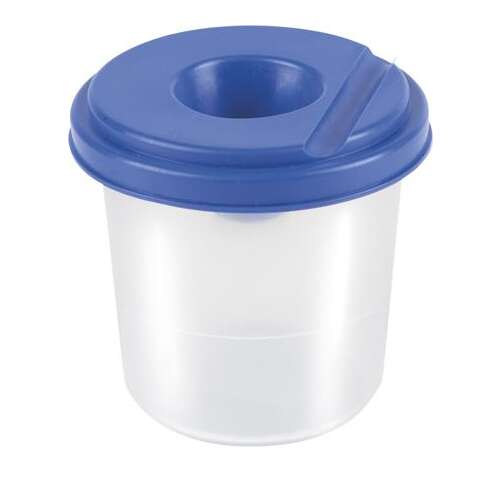 Panta Plast Simple 1 rekeszes ecsettál, kék fedéllel