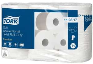Tork Soft Premium 3lagiges Toilettenpapier 6 Rollen 31573777 Toilettenpapier