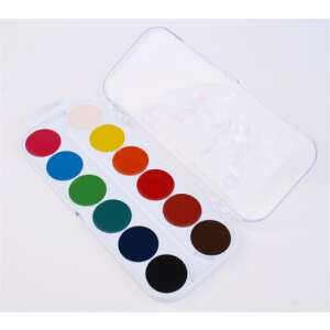 COOL BY VICTORIA 12-farbige Wasserfarben-Set in einer transparenten Plastikbox - Victoria