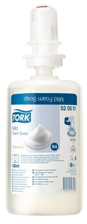 TORK Penové mydlo, mydlo na ruky, 1 l, systém S4, TORK, transparentné