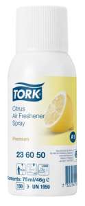 Tork Citrus illatosító spray, 75ml, prémium, citrom illat - Tork