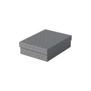 Esselte Home storage box, gray, geometric pattern, gift box - Storage & organization