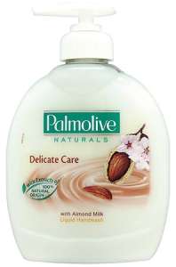 Palmolive Naturals Delicate Care Spălare lichidă de mâini cu lapte de migdale, sticlă de 300ml - Săpun