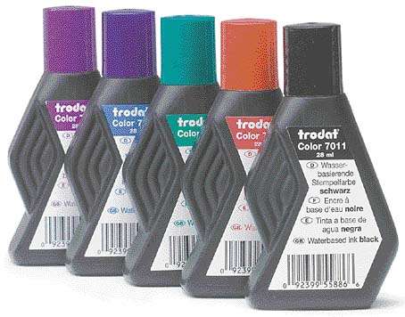 TRODAT stamp ink, black, 28 ml