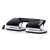 SAX 4-hole punch, black, 12 sheets capacity