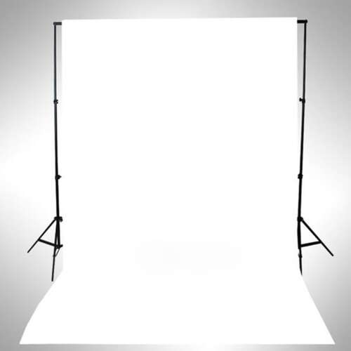 vidaXL fehér pamut háttér 500 x 300 cm, fotózáshoz, stúdió háttér - Stúdió háttér