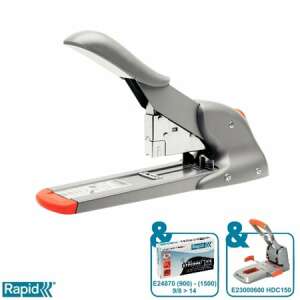 Rapid Fashion HD110 nagy kapacitású tűzőgép kapcsokkal és tűzőkapocs eltávolítóval - Esselte