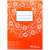 Victoria Circle A5 grid notebook, 32 pages, red cover with white icons