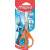 Maped Essentials Soft 13cm orangefarbene Schere für Schule und Büro