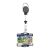 DURABLE Extra strong retractable ID card holder with carabiner, black 59093743