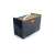RAPESCO SupaFile Plus accordion file folder, black, 13 compartments, A4+, side view