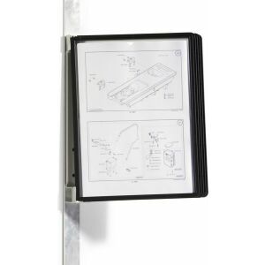 DURABLE SichttafelwandhalterVarioMagnetWall 5 Sichtt. schw 141668551 - Schulanfang, Schulmaterialien