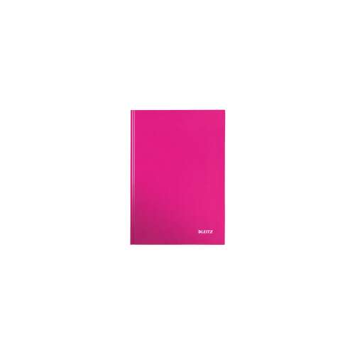 Leitz A5 Notebook, Pink, Glossy, Gridded