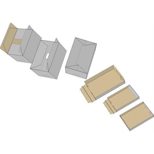 Container de arhivare Donau 522x351x305mm acoperiș detașabil Carucior albastru-albastru Carucior de depozitare DONAU 7666301FSC-10 138411678