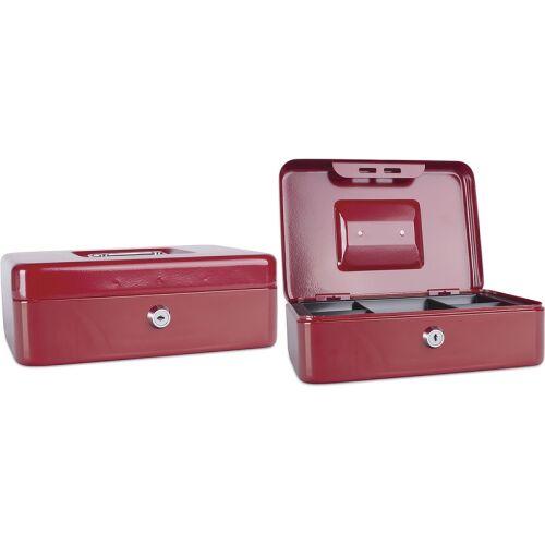 Donau Money Box 25x18x9 cm red 133606190