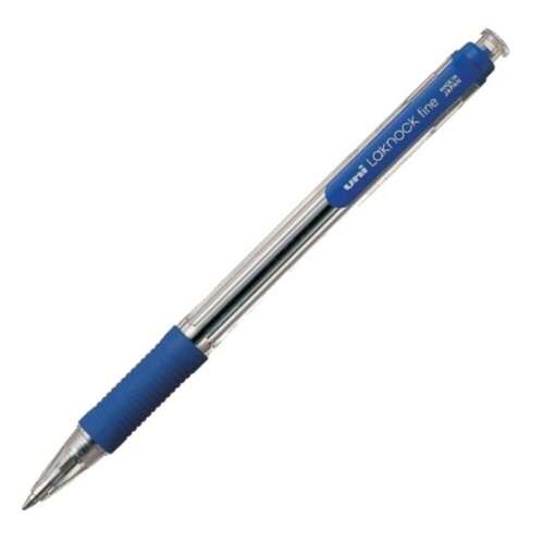 Uni-Ball Laknock Fine 0.4mm blue ballpoint pen