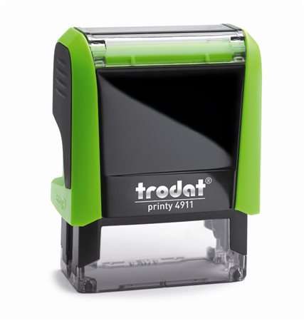 TRODAT Bélyegző, TRODAT "Printy 4911", fekete ház, kék...