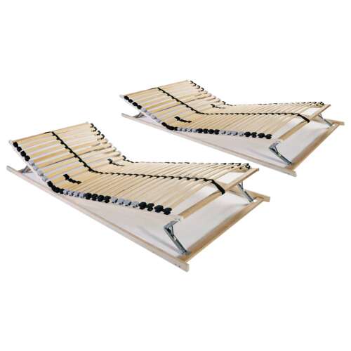 vidaXL 2 db 7 zónás 28 léces ágyrács 70 x 200 cm - Ágyrács