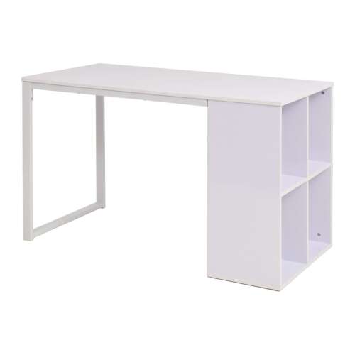 vidaXL Fehér Íróasztal Polccal - 120x60x75 cm