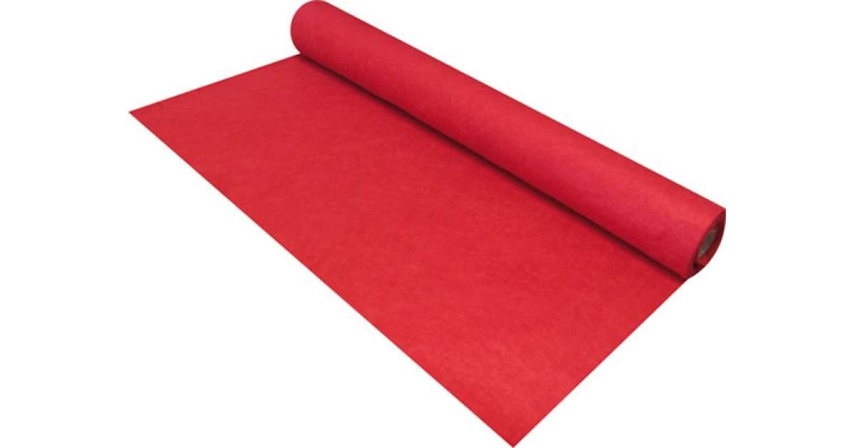 Materiał filcowy, miękki, rolka, czerwony | Pepita.com