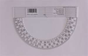 180 degree protractor, Educa brand, for geometry and math - Educa
