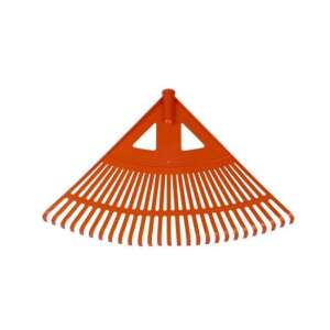 Strend Pro 27-tine leaf rake, orange, 58 cm - Rake