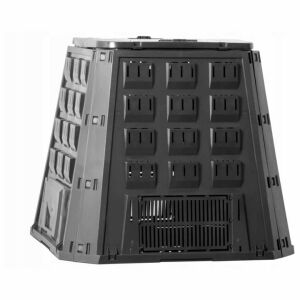 Evogreen 420L Fekete Kerti Komposztáló szerves hulladék újrahasznosításhoz - Komposztáló