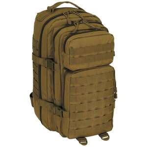 MFH Modular Tactical Backpack, 30 Liter, Cream, Front View - Dressing Accessory