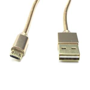 LDNIO LS-24 Micro USB - USB-A töltési kábel, arany, 1 méter - LDNIO