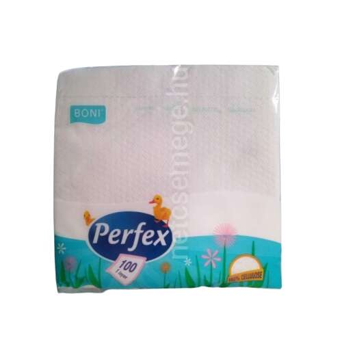 Perfex 1 rétegű papírszalvéta, 100 darabos csomag