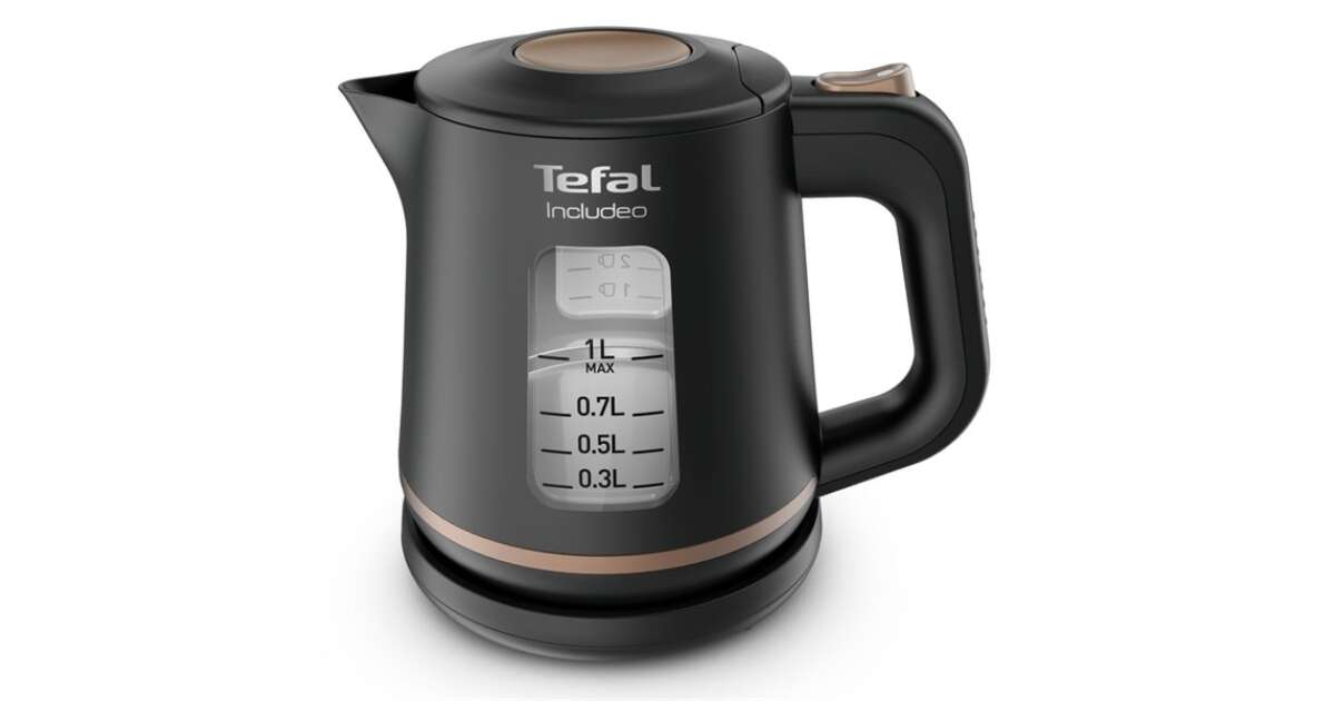 Tefal KI533811 fekete vízforraló | Pepita.hu
