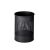 Coș de hârtie metalic 15 litri, DURABIL, negru 59138579
