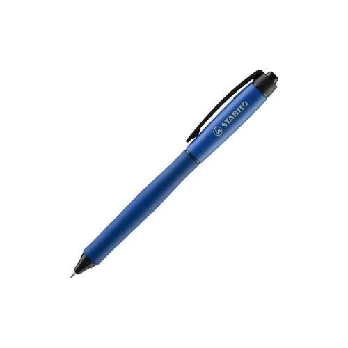 Stabilo Palette blue gel pen, 0.4mm, retractable