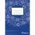 Victoria Circle 12-32 A5 lined notebook for 3rd grade, blue cover with school icons