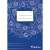 Victoria Circle 12-32 A5 lined notebook for 3rd grade, blue cover with school icons