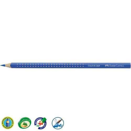Faber-Castell Colour Grip 2001 sötétkék színes ceruza, vízben oldódó, ergonomikus fogás