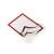 Präsentationsrahmen A4 selbstklebend, DURABLE rot 59141158